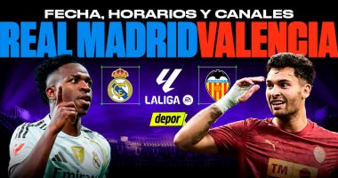 Real Madrid vs. Valencia: fecha, horarios y canales de TV por LaLiga – Notifrontera