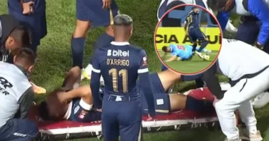 ¡Sufre Alianza Lima! Guillermo Enrique salió llorando en camilla por durísimo golpe – Notifrontera