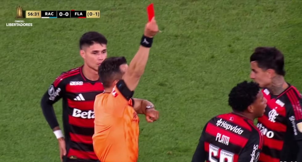 ¡A las duchas! Tarjeta roja para Gonzalo Plata en Flamengo vs Racing por la Copa Libertadores – Notifrontera