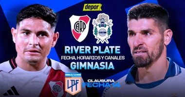 River vs. Gimnasia: fecha, horarios y canales de TV por Liga Profesional Argentina – Notifrontera