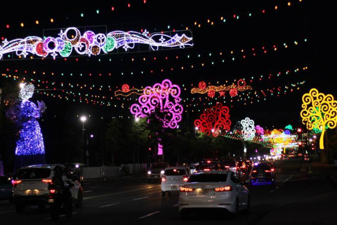 Rosario Murillo comienza a llenar Managua de luces y adornos navideños

 – Notifrontera