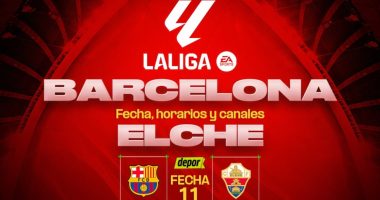 Barcelona vs. Elche: fecha, horarios y canales de TV por la fecha 11 de LaLiga – Notifrontera