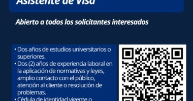 La Embajada de Estados Unidos en Managua busca un Asistente de Visas

 – Notifrontera