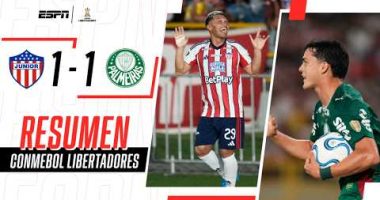 Junior vs. Palmeiras (1-1): goles, video y resumen por la Copa Libertadores – Notifrontera