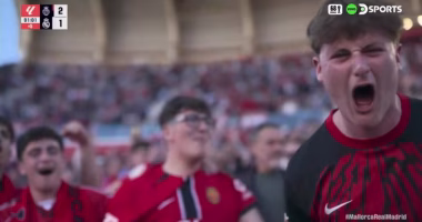 ¡Golazo y lo sufre Mbappé! Vedat Muriqi marcó el 2-1 para la derrota del Real Madrid ante Mallorca – Notifrontera